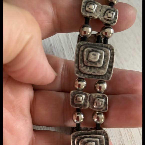 Silver link bracelet. Easy on and off - Picture 4 of 7